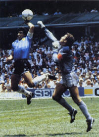 Hand of God&nbsp;goal